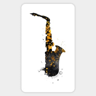 Saxophone music art #saxophone Sticker